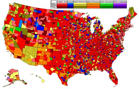 Map of US Counties and County Equivalents By Etymology : r/MapPorn