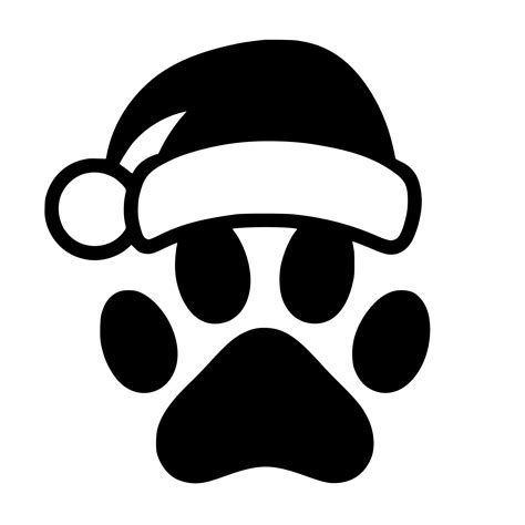 Santa Paws SVG - Instant Download for Cricut, Silhouette, Laser Machines