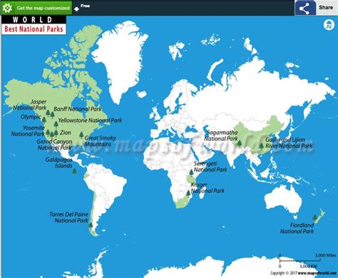 Yellowstone National Park On World Map - Channa Antonetta