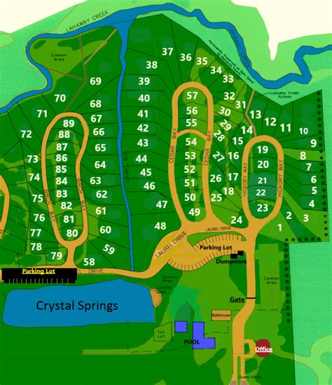 Map & Directions – Crystal Springs Wilderness Resort