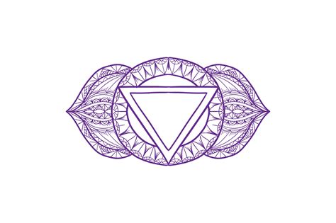 Third Eye Chakra Mandala SVG Cut file by Creative Fabrica Crafts ...