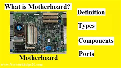 Motherboard Definition Types Components Ports - Network Help