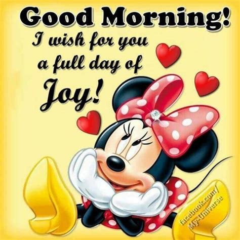 10 Mickey And Minnie Mouse Good Morning Images