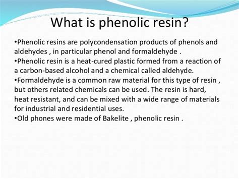 14 phenolic resins 2