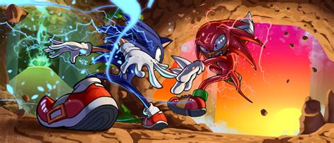 knuckles vs sonic - Sonic the Hedgehog Wallpaper (44448028) - Fanpop ...