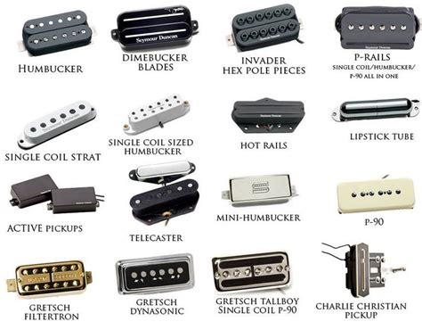 guitar pickup types | Guitars | Pinterest | Guitar pickups, Guitar and Pasta