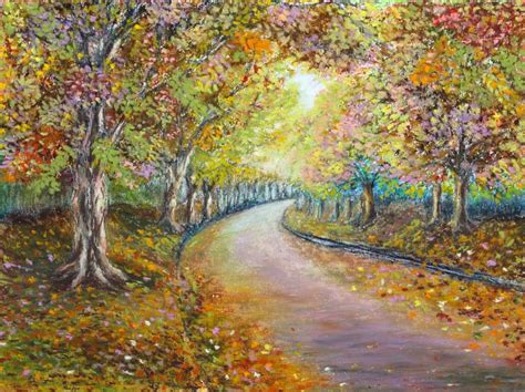 Watercolor Fall Scenes at PaintingValley.com | Explore collection of ...