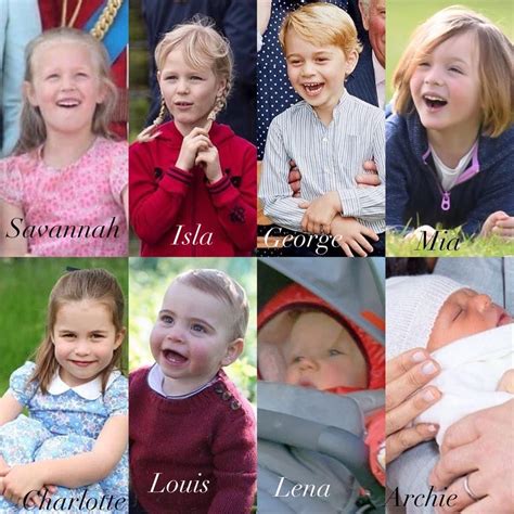 The eight great-grandchildren of Queen Elizabeth II and Prince Philip. | Royal family england ...