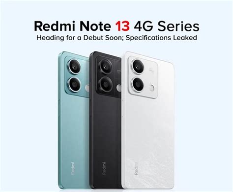 Releasing Soon Specifications Of The Xiaomi Redmi Note 13 4G Series - Cars,Bikes Specs & Auto ...