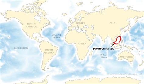 South China Sea map - by Freeworldmaps.net