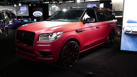 Custom Lincoln Navigator SUV - Burnt Orange / Red Paint - Sick Wheels ...