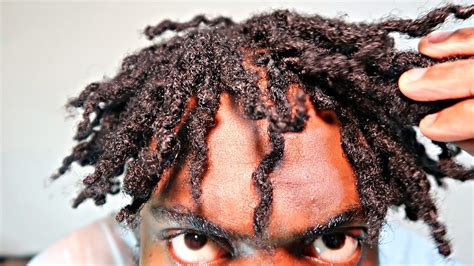 Twist out on Starter Locs | How To Get Curly Dreadlocks (Two Strand Twist Method) - YouTube