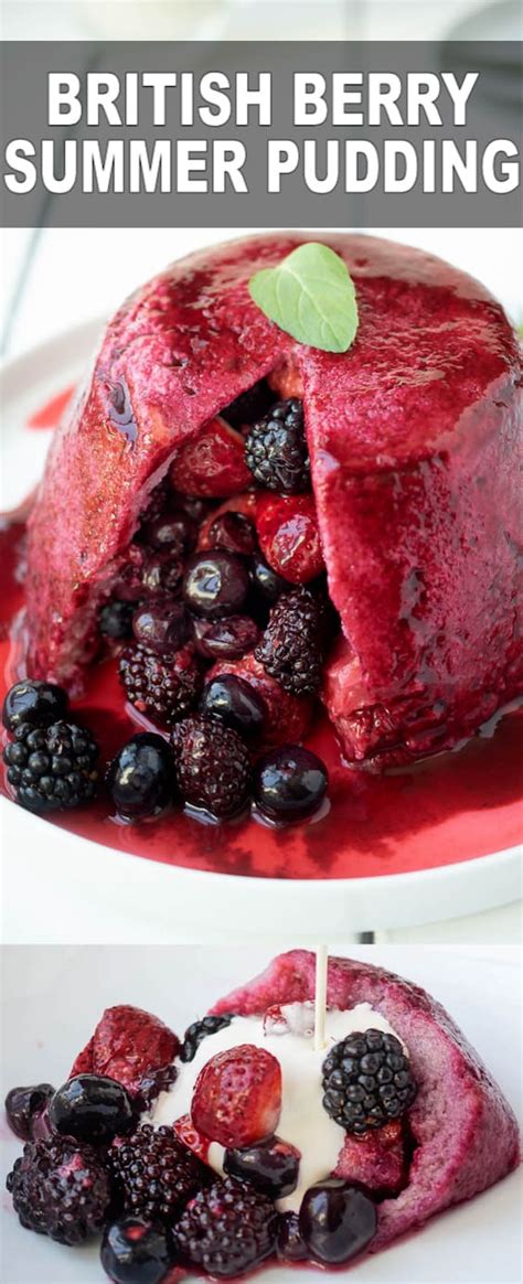 British Berry Summer Pudding - Culinary Ginger