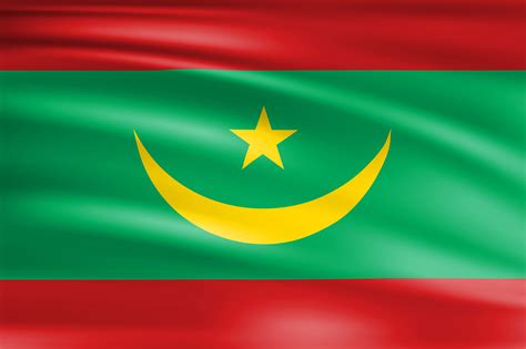 The flag of Mauritania | Wagrati