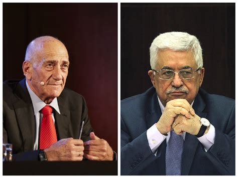 Mahmoud Abbas and Ehud Olmert to appear together opposing Trump peace ...