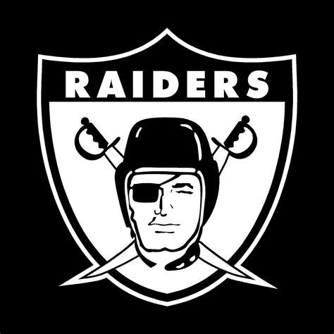 Throwback Raiders 4 Life Shield Decal/Window Sticker | Raiders, Raiders ...