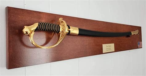 Marine NCO Sword Display – Blades Raised Woodworking