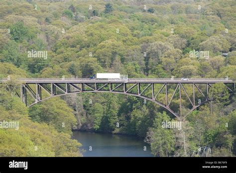 Bridge over hudson river Stock Photo - Alamy