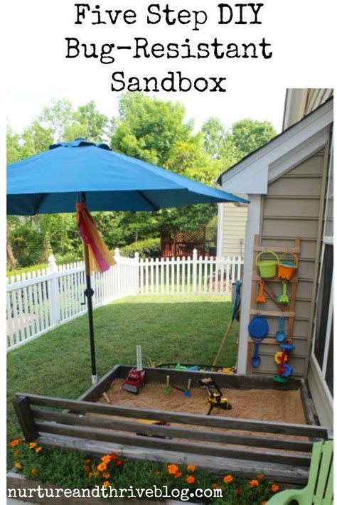 Bug-Resistant DIY Sandbox