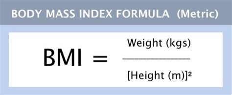 Body mass index equation - BernardKashif