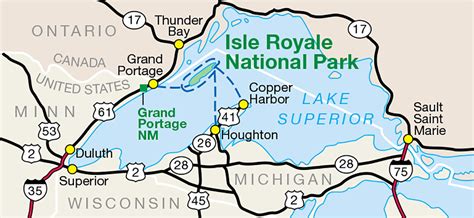 Isle Royale National Park Map - Maping Resources