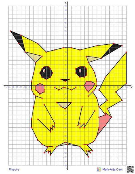 Graphing Worksheets | Four Quadrant Graphing Characters Worksheets ...