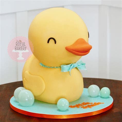 Rubber Duck Cake in 2020 | Rubber duck cake, Rubber ducky cake, Duck cake