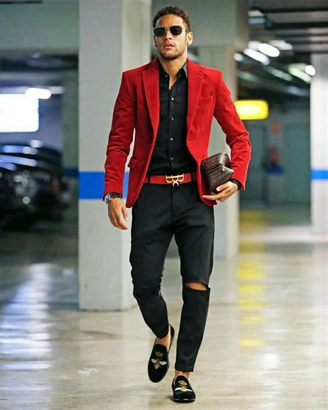 Red Blazer Outfit for Men