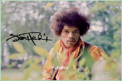 4x6 signed autograph photo reprint Of JIMI HENDRIX | Etsy