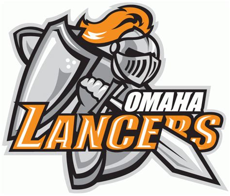 Omaha Lancers Logo - Primary Logo - United States Hockey League (USHL) - Chris Creamer's Sports ...