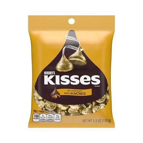 Chocolats Hershey's Kisses Almonds - Pop's America