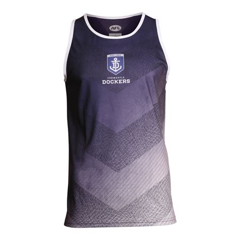 Fremantle Dockers Mens Training Singlet