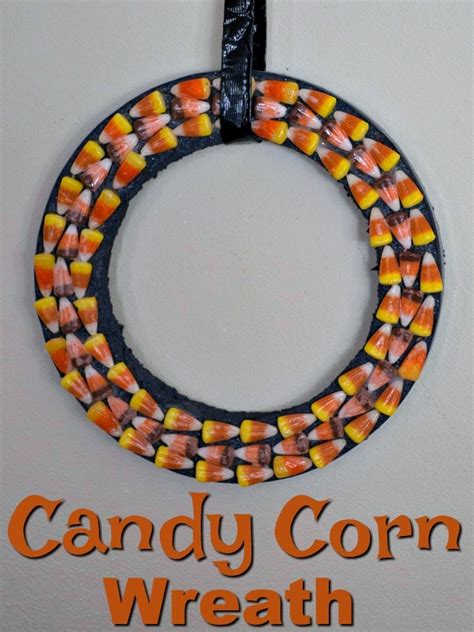 Candy Corn Wreath