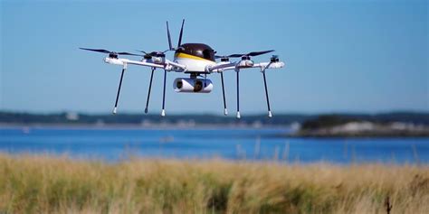 UPS Uses Drone to Deliver Package to Boston-Area Island - WSJ