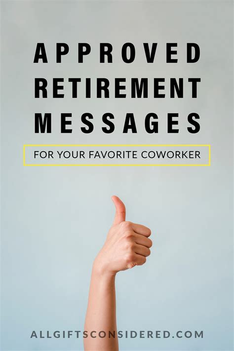 55 Approved Retirement Messages For Your Favorite Coworker » All Gifts Considered