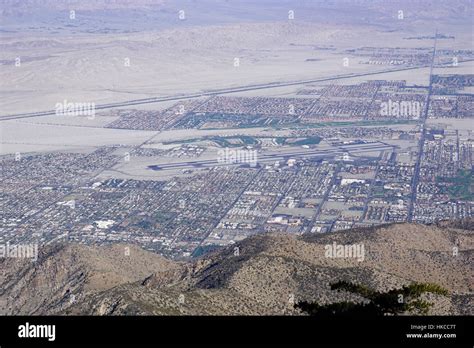 Aerial view of Palm Springs Stock Photo - Alamy