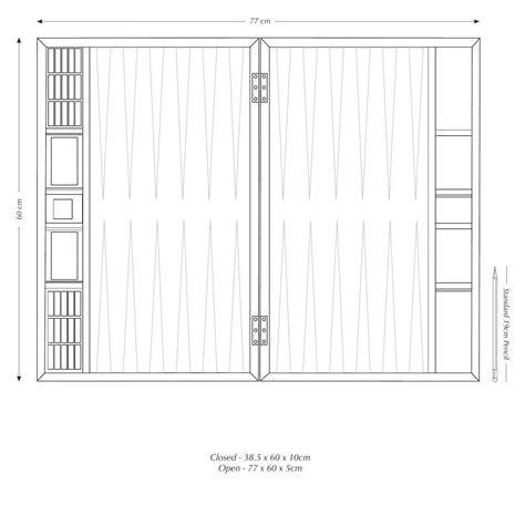 Tulip Backgammon Set |Alexandra Llewellyn