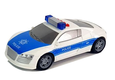 Polizeiauto Sound&Licht 1:16 Sirene Fahrzeug Polizei Spielzeug ...