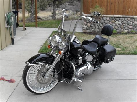 Windshield issues with Ape hangers solution - Harley Davidson Forums