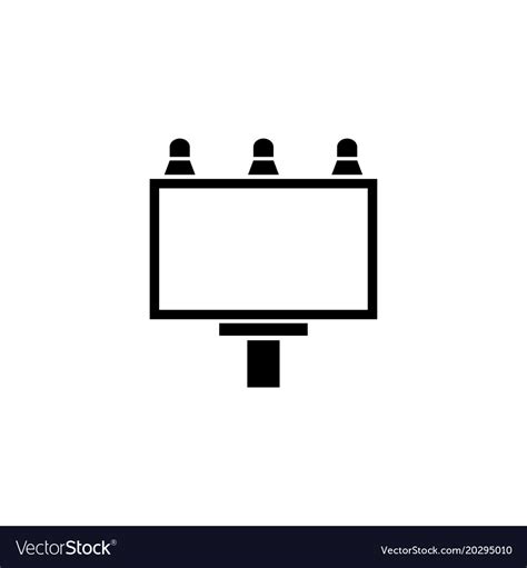 Billboard icon Royalty Free Vector Image - VectorStock