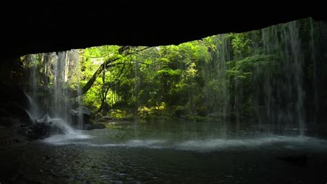 Nabegataki Waterfall In Kumamoto Stock Footage Video 27186997 | Shutterstock