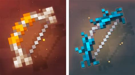 Minecraft Dungeons Weapons Pixel Art