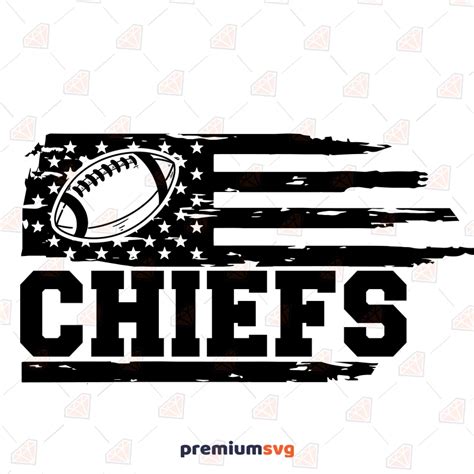 Chiefs SVG Distressed USA Flag, Instant Download | PremiumSVG