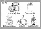 Drink Coloring Pages sketch template