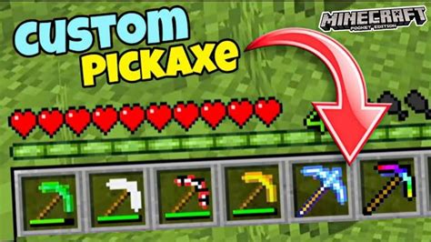 Minecraft but there are custom pickaxes| Ultimate pickaxes mod for minecraft pe 1.19|| heroXyt ...