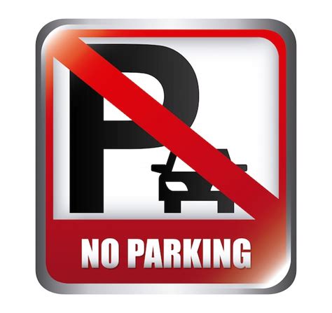 Free Vector | No parking design