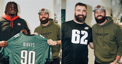 Jordan Davis Meets Jordan Davis – And A Kelce Brother! - Country Now