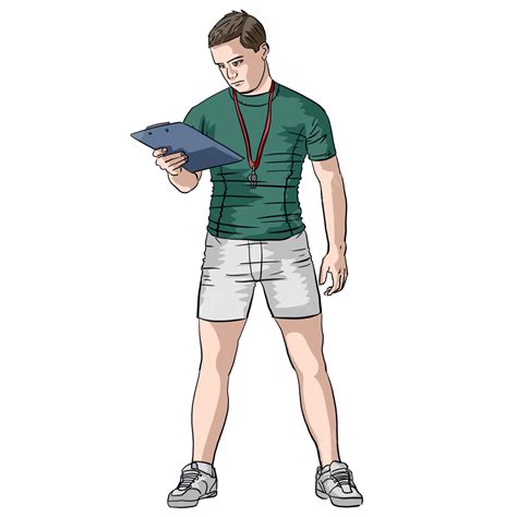 Fitness Coach PNG Picture, Coach Sports Coach Fitness Training Physical Exercise Vector ...