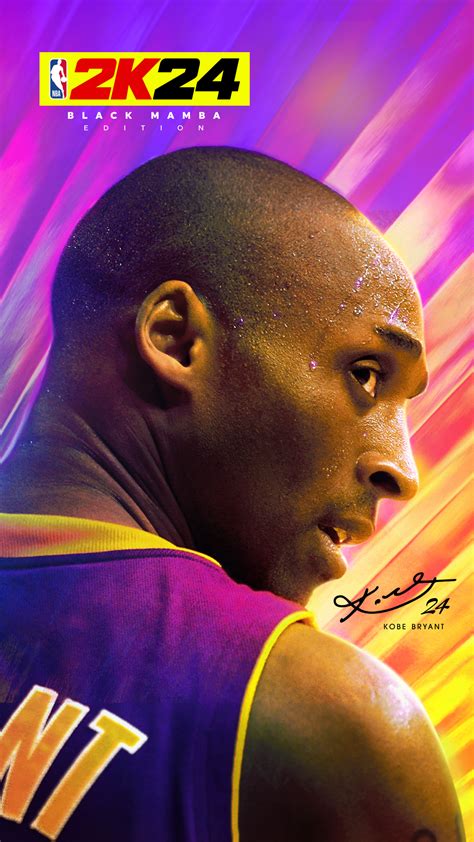 NBA 2K24 Kobe Bryant Tribute Wallpaper for Phones