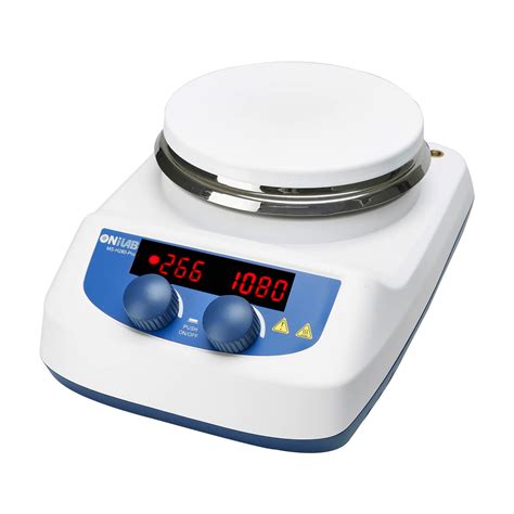 Buy ONiLAB 5 inch LED Digital Hotplate Magnetic Stirrer Hot Plate with Ceramic Coated Lab ...